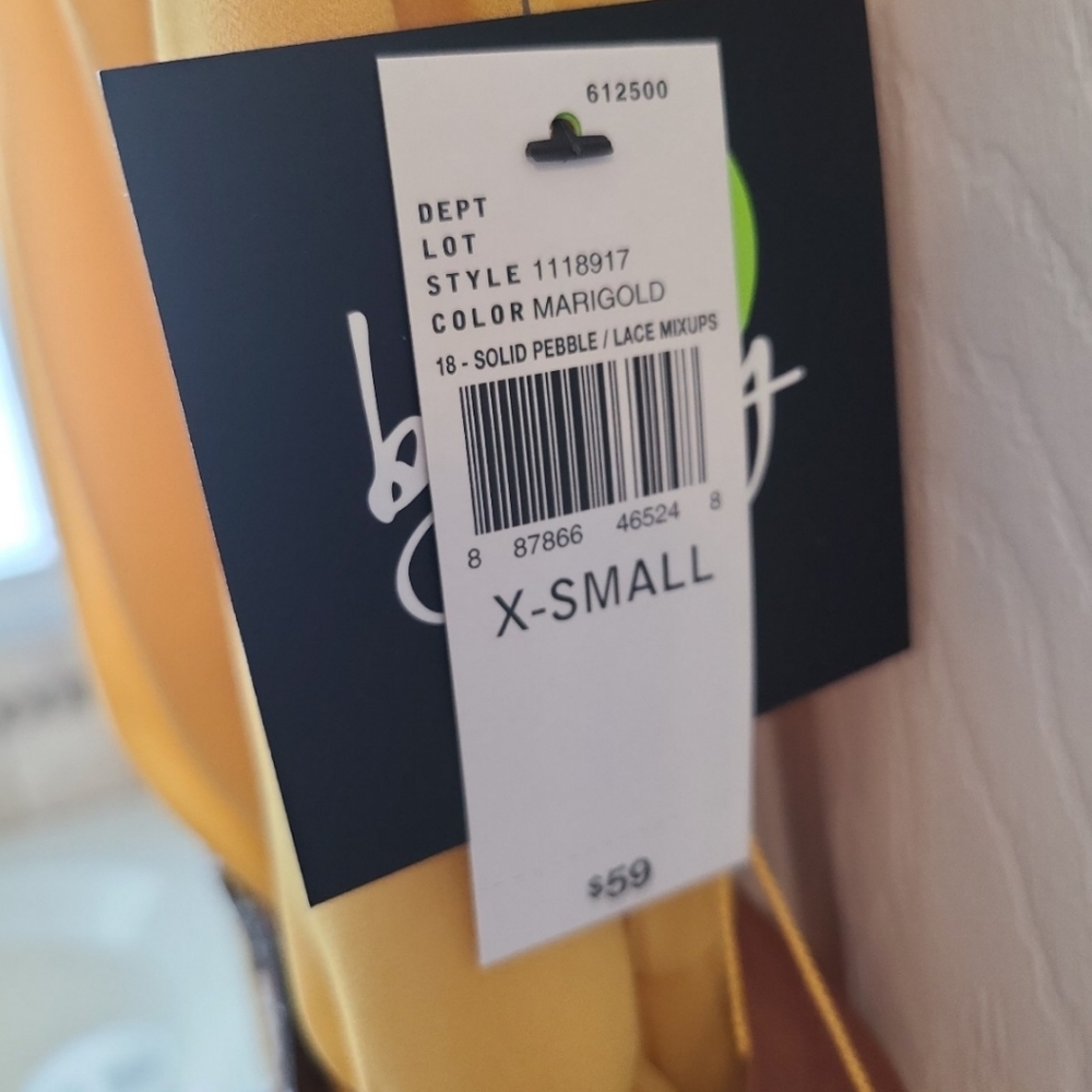 💛 NWT yellow sleeveless dress with belt - Picture 4 of 4